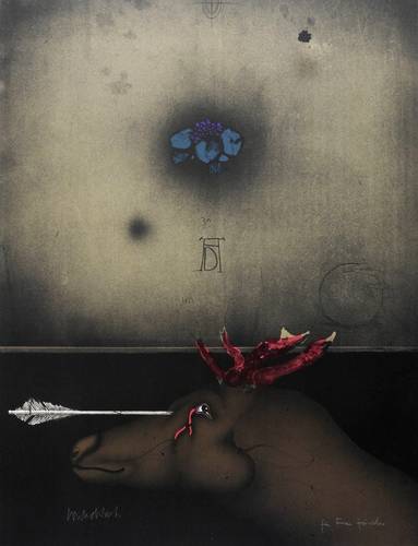 Wunderlich, Paul -  -  - Pfeil und Veilchen