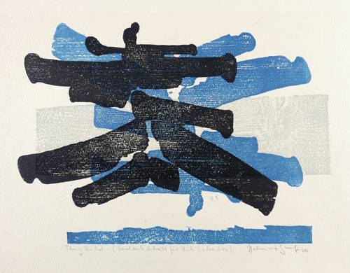 Senf, Helmut -  -  - Flugbild (Gedenkblatt für Lili Schultz)