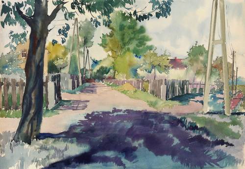 Richter, Gerenot -  -  - Dorfstraße bei Orlamünde