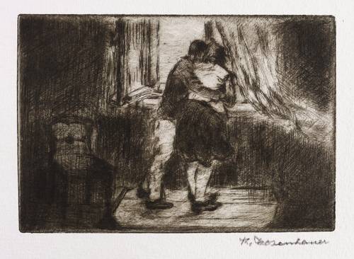 Rosenhauer, Theodor -  -  - In der Mansarde