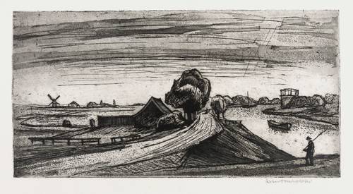 Tucholski, Herbert -  -  - Kanal bei Edam