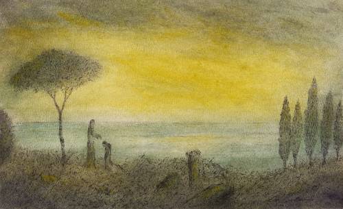 Lewinger, Ernst -  -  - Idomeneo (Szene aus der Oper von Mozart)