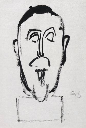 Seitz, Gustav -  -  - Heinrich Mann (Kopf auf Sockel)