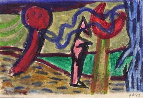 Hofmann, Veit -  -  - Ohne Titel (Magischer Garten)