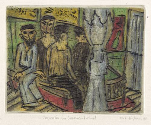 Hofmann, Veit -  -  - Teestube in Samarkand