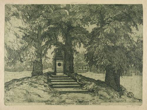 Steiniger, Ferdinand -  -  - Denkmal des Bauern u. Astronomen J.G. Palitzsch in Prohlis