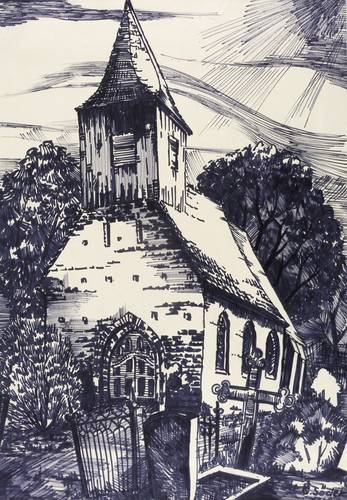 Söder, Gert -  -  - Dorfkirche Groß Zicker (Insel Rügen)