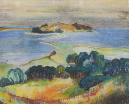 Söder, Gert -  -  - Blick von Groß Zicker nach Klein Zicker