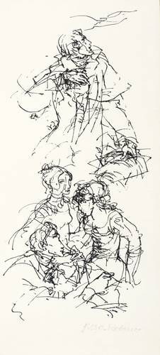 Kettner, Gitta -  -  - Junger Schriftsteller mit Mädchen