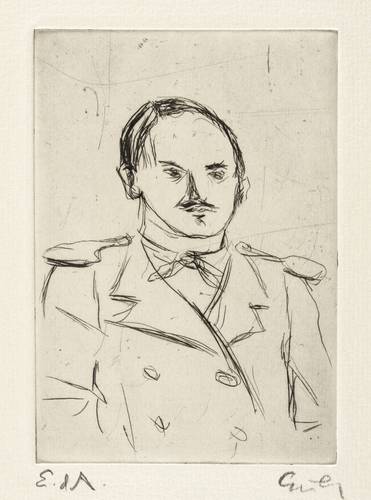 Eisler, Georg -  -  - Bildnis Robert Musil