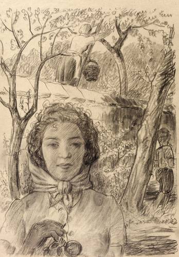 Enderlein, Karl -  -  - Apfelernte