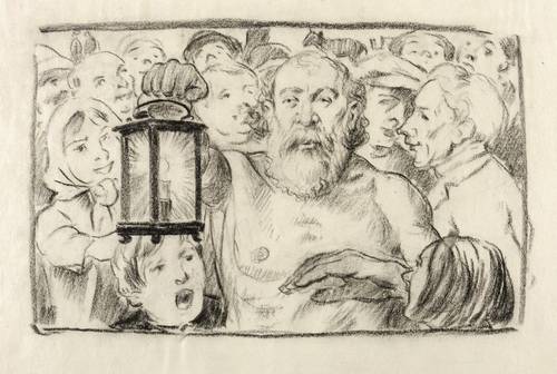 Enderlein, Karl -  -  - Diogenes mit der Laterne