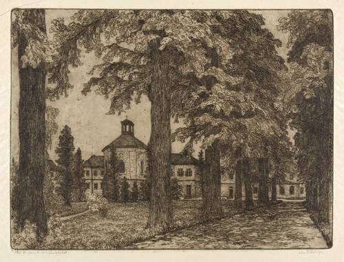 Steiniger, Ferdinand -  -  - Park im Krankenhaus Friedrichstadt