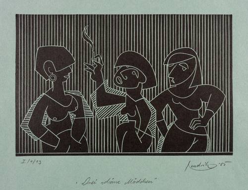 Hause, Hendrik -  -  - Drei schöne Mädchen