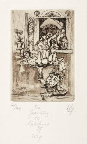 Holzhauer, Klaus-Peter -  -  - Der Geburtstag des Arlecchino