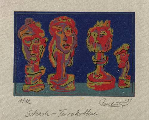Hause, Hendrik -  -  - Schach-Terrakotten