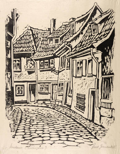 Deutscher Grafiker -  -  - Schlossgasse