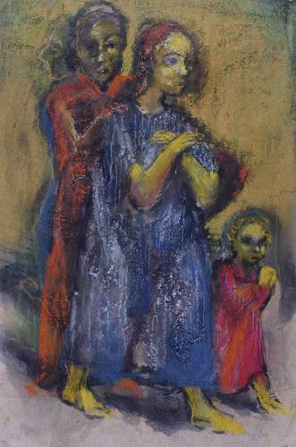 Langner, Reinhold -  -  - Paar mit Kind