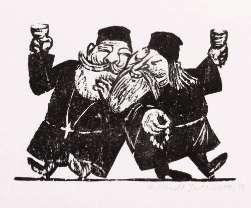 Wendt-Jontschewa, Newena -  -  - Zwei orthodoxe Priester