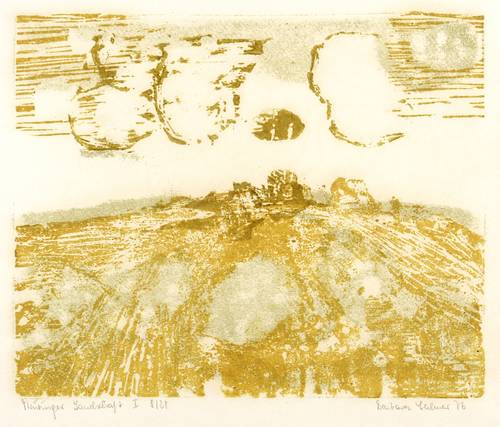 Lechner, Barbara -  -  - Thüringer Landschaft I