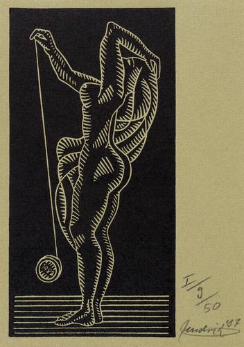 Hause, Hendrik -  -  - Akt mit Jo-Jo