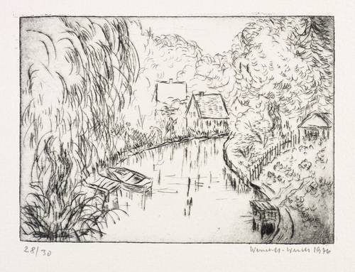 Wendorf-Weidt, Ursula -  -  - Häuser am Kanal