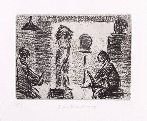 Gerhard, Jürgen -  -  - Beim Aktzeichnen