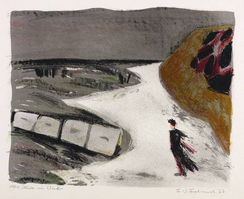 Fretwurst, Friedrich-Wilhelm -  -  - Küste im Winter