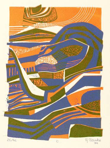 Franke, Rudolf -  -  - Ohne Titel (Kleine Landschaft)