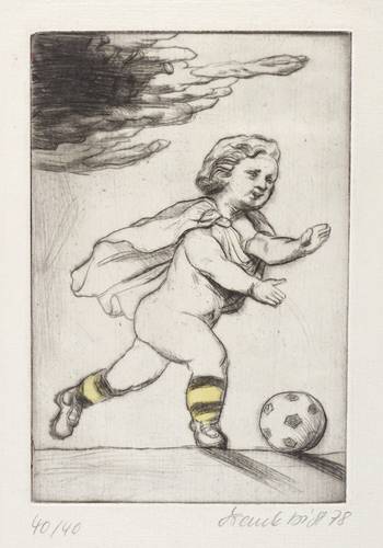 Voigt, Frank -  -  - Putto mit Fußball