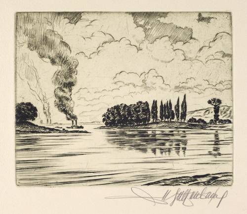 Helfenbein, Walter -  -  - Pillnitzer Elbinsel