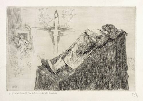 Escher, Hans - Sacco di Roma - Sacco di Roma - Die Aufbahrung des toten Connetable (Charles III. de Bourbon-Montpensier)