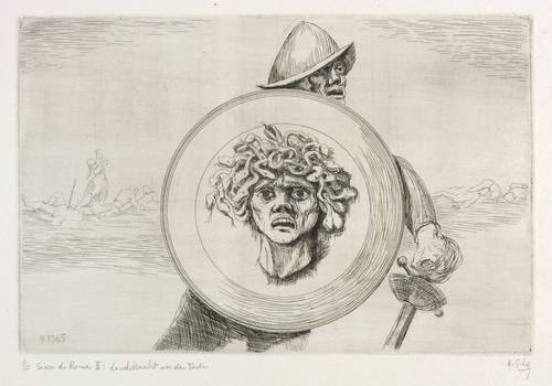 Escher, Hans - Sacco di Roma - Sacco di Roma - Landsknecht vor den Toten