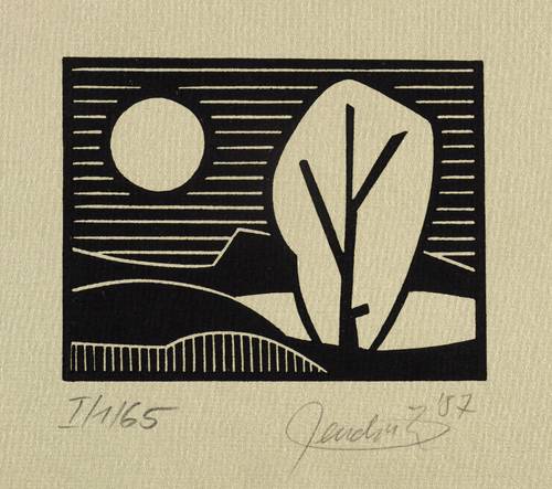 Hause, Hendrik -  -  - Kleine Mondlandschaft