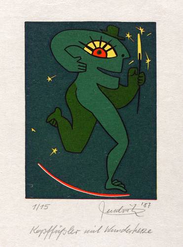 Hause, Hendrik -  -  - Kopffüßler mit Wunderkerze