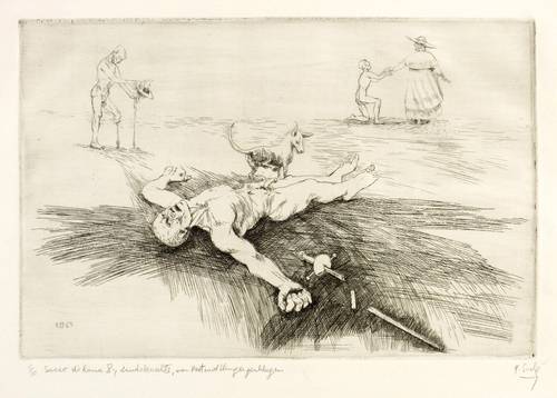 Escher, Hans - Sacco di Roma - Sacco di Roma - Landsknechte, von Pest und Hunger geschlagen