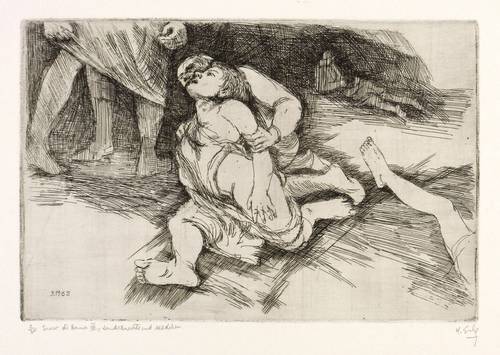 Escher, Hans - Sacco di Roma - Sacco di Roma - Landsknechte und Mädchen