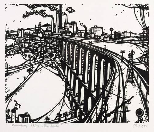 Rentsch, Lothar -  -  - Die Brücke (Göltzschtalbrücke vor Netzschkau)