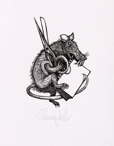 Jahr, Christa -  -  - Rate mit Schere und Buch