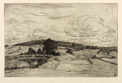 Steiniger, Ferdinand -  -  - Oberhessisches Dörfchen