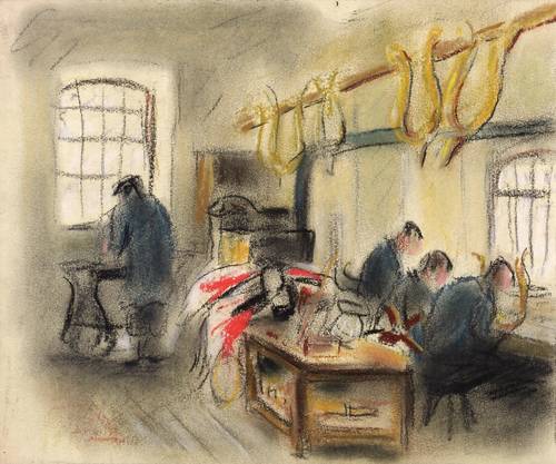 Enderlein, Karl -  -  - In der Fabrik