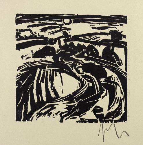 Jährling, Horst -  -  - Landschaft bei Weimar