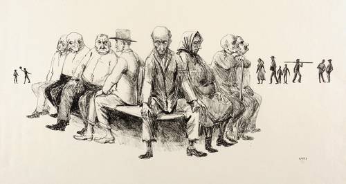 Escher, Hans -  -  - Die Alten