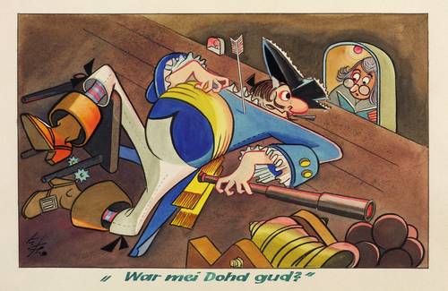 Deutscher Zeichner -  -  - War mei Dohd gud?