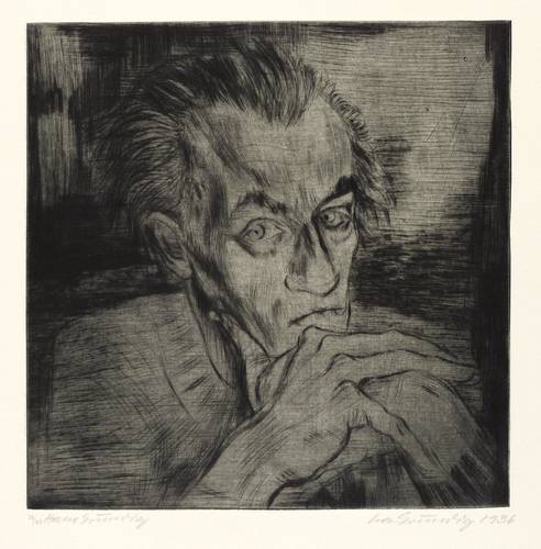 Grundig, Lea -  -  - Porträt Hans Grundig III