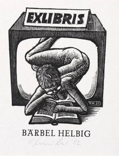 Müller, Peter -  -  - Exlibris Bärbel Helbig