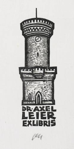 Ott, Herbert -  -  - Exlibris Dr. Axel Leier