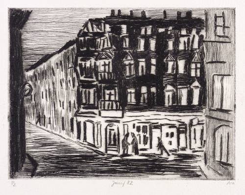 Lilge, Marlis -  -  - Haus Ecke Louisenstraße (Dresden)