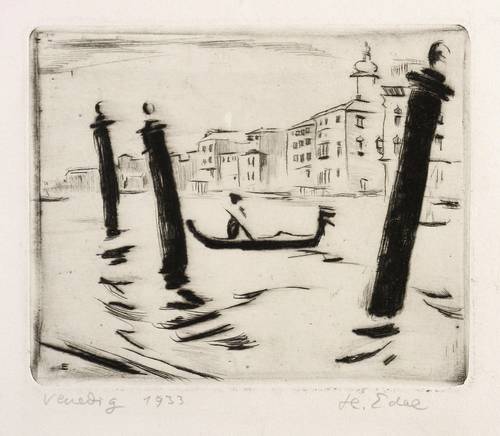 Deutscher Radierer -  -  - Venedig