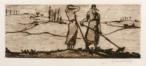 Hasenohr-Hoelloff, Curt -  -  - Feldarbeit